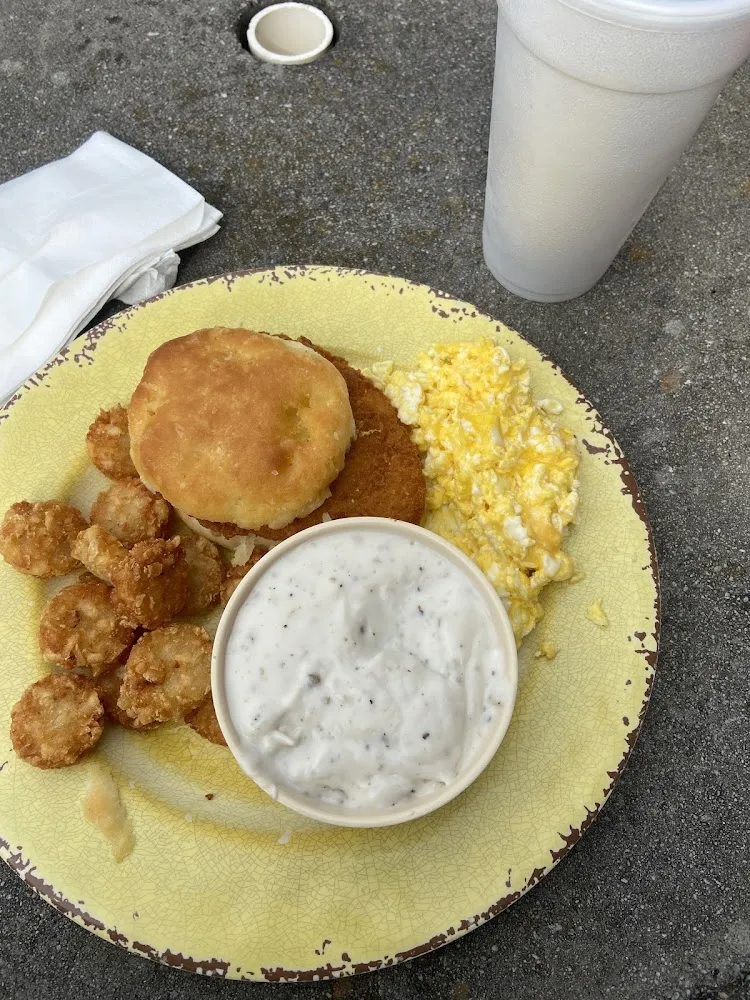 Chicken Biscuit with Cheese